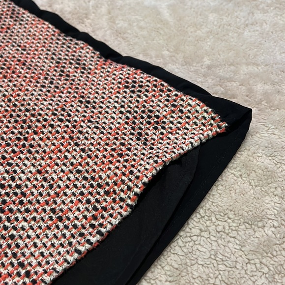 Banana Republic Pink Black White Knit Shirt Short Sleeve Top Womens Size Small - Picture 6 of 8